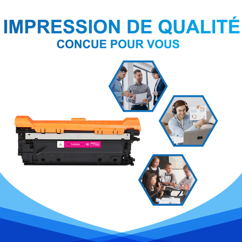 HP 504A CE253A Toner Magenta Compatible