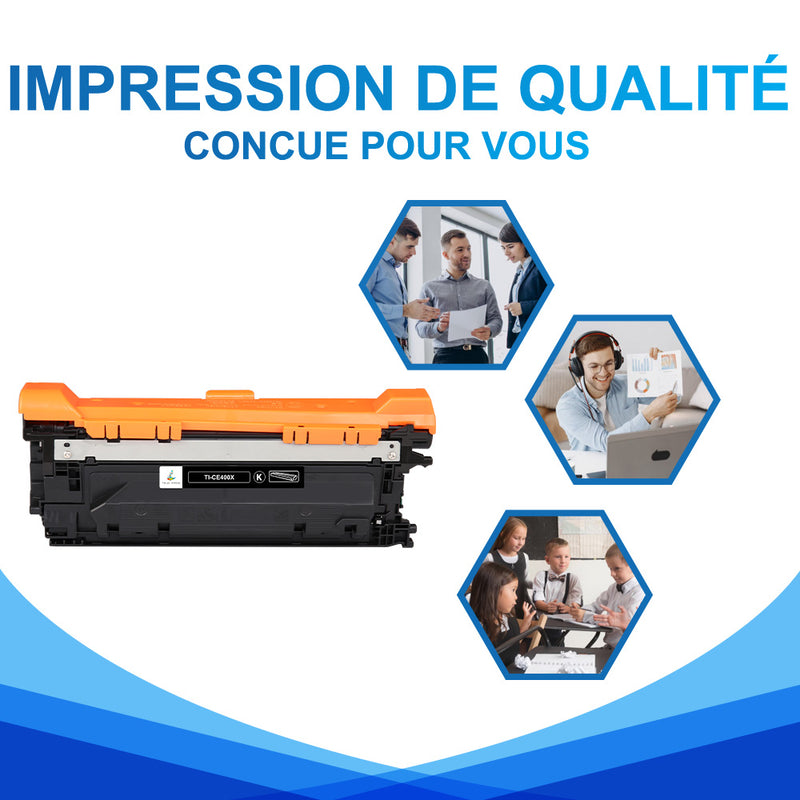 HP 507X CE400X Toner Noir Compatible
