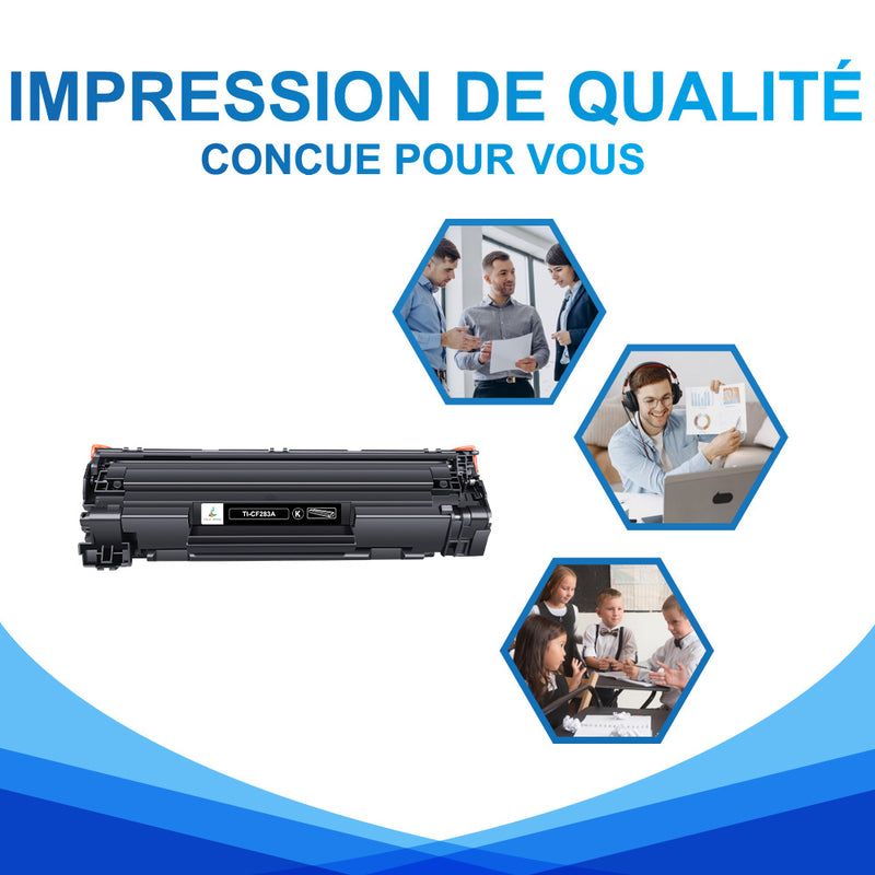 HP 83A CF283A Toner Noir Compatible