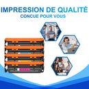 Pack 4 couleurs Canon 731 731H Toners Compatibles