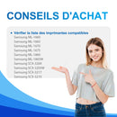 Toner Samsung MLT-D1042S/ELS SU737A Noir Compatible ML-1660, SCX-3200