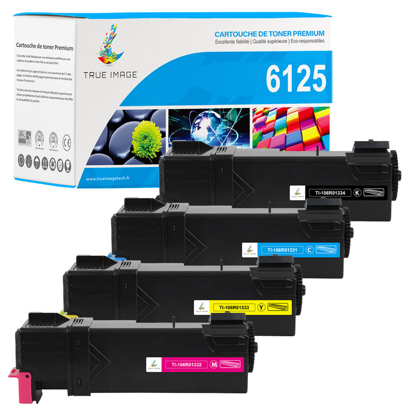 Xerox Phaser 6125 / 6125N Pack Toners Laser Compatibles