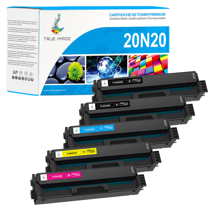 Pack 4 couleurs Toners Compatibles Lexmark CX331adwe, CX431adw, CS331dw, CS431dw