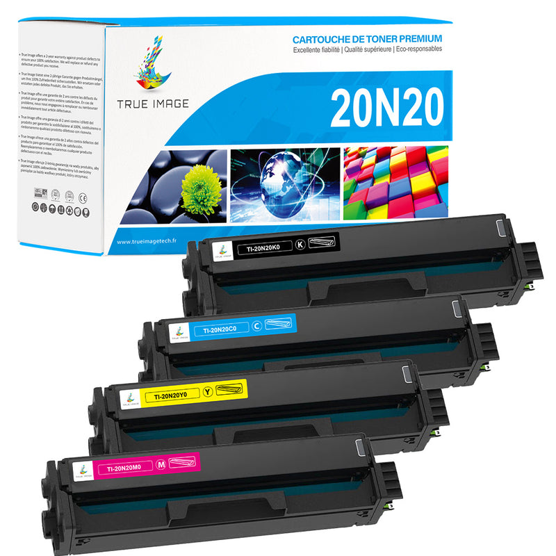 Pack 4 couleurs Toners Compatibles Lexmark CX331adwe, CX431adw, CS331dw, CS431dw