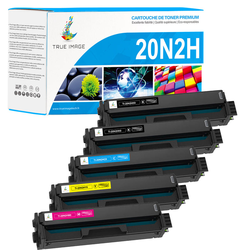 Pack 4 couleurs Toners Compatibles Lexmark CX331adwe, CX431adw, CS331dw, CS431dw