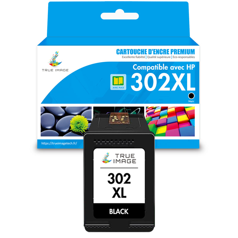 Compatible HP 302 XL Noir Cartouche d'encre