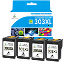 Compatible HP 303 XL (T6N04AE) Noir Cartouche d'encre