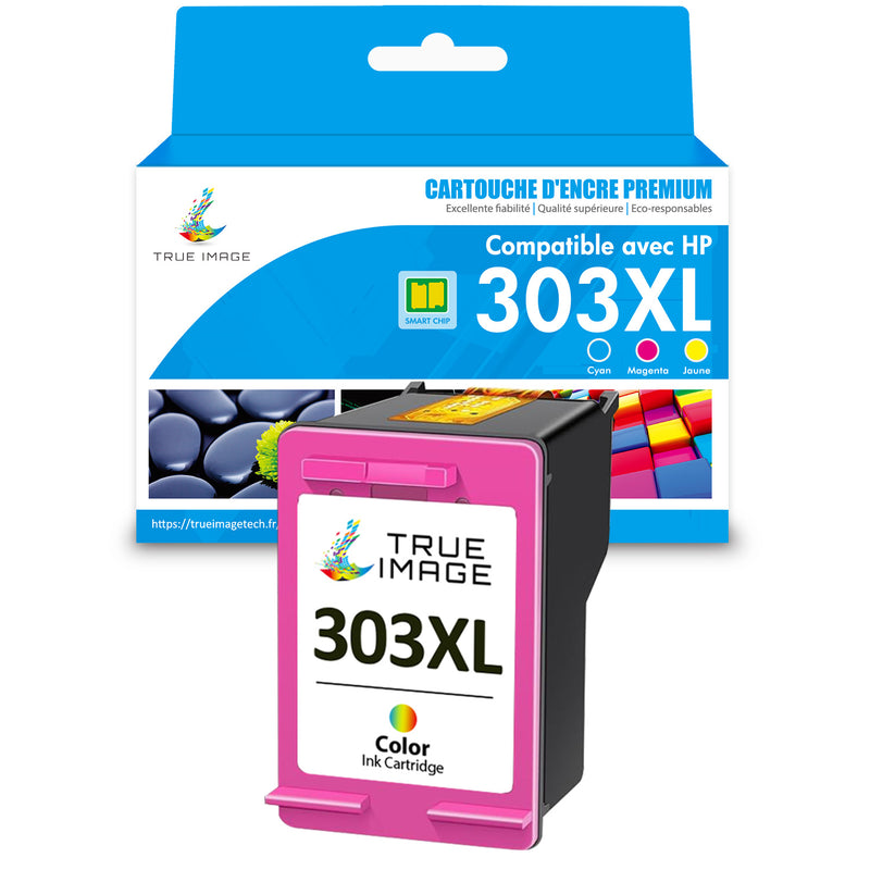 Compatible HP 303XL Couleur (cyan, jaune, magenta) Cartouche d'encre