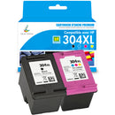 Pack HP 304 XL (3JB05AE) BK + CMY Cartouche d'encre compatible