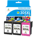 Kit HP 305 XL (6ZA94AE) BK + CMY Cartouche d'encre compatible