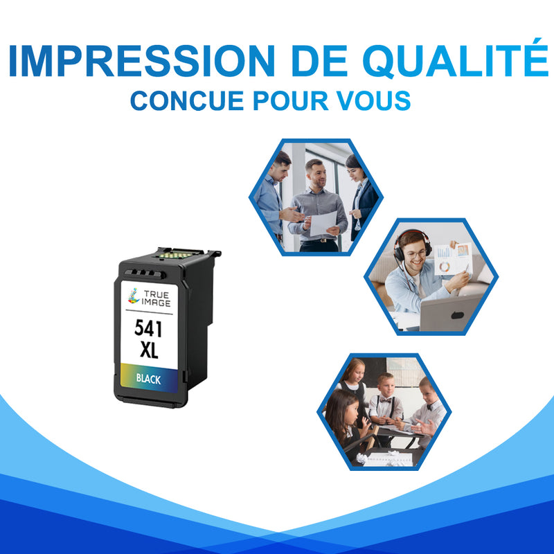 Compatible Canon CL-541XL Couleur (cyan, jaune, magenta) Cartouche d'encre