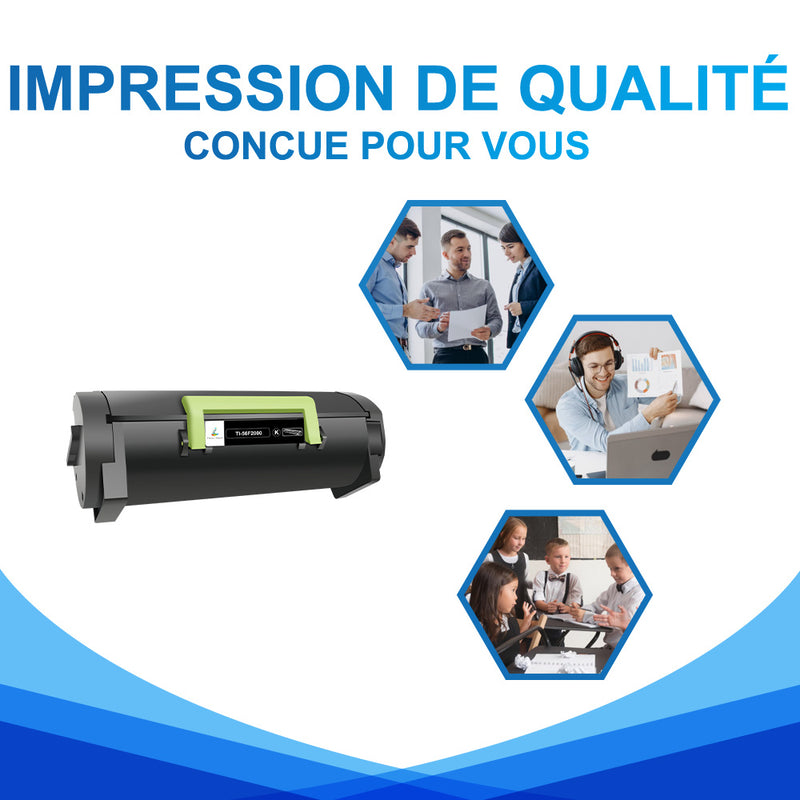 56F2000 Toner Compatible Lexmark MS321, MS421, MS521, MX321, MX421, MX521, MX622