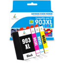 Multipack HP 903 XL CMYK Cartouches d'encre compatibles | 3HZ51AE