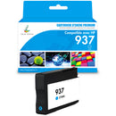 HP 937 937e Cyan Cartouche d'encre compatible | 4S6W2NE 4S6W6NE