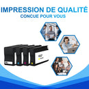 HP 937 937e (XL) CMYK Pack Cartouches d'encre compatibles | 6C400NE