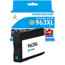 HP 963 XL Cyan Cartouche d'encre Compatible | 3JA27AE