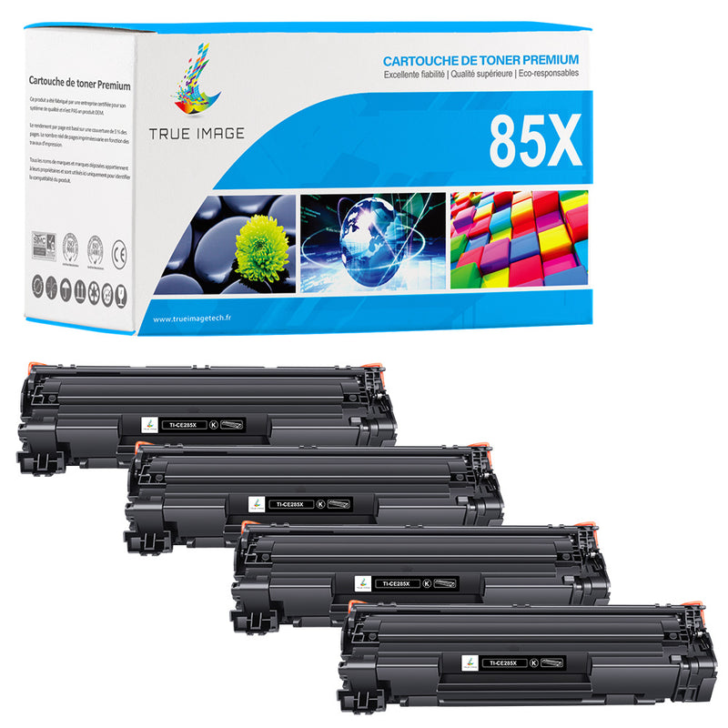 Grande Capacité HP 85A CE285A Multipack Toners Noir Compatibles | HP 85X CE285X