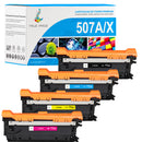 Pack HP 507A CMYK Toners Compatibles | CE400X CE401A CE402A CE403A