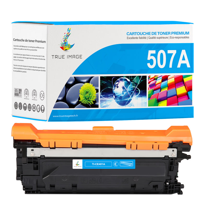 HP 507A CE401A Toner Cyan Compatible