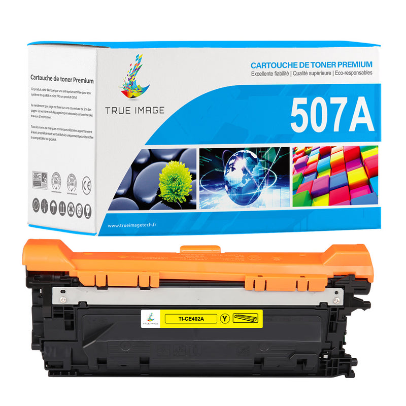 HP 507A CE402A Toner Jaune Compatible