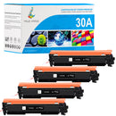 HP 30A CF230A Multipack Toner Noir Compatible
