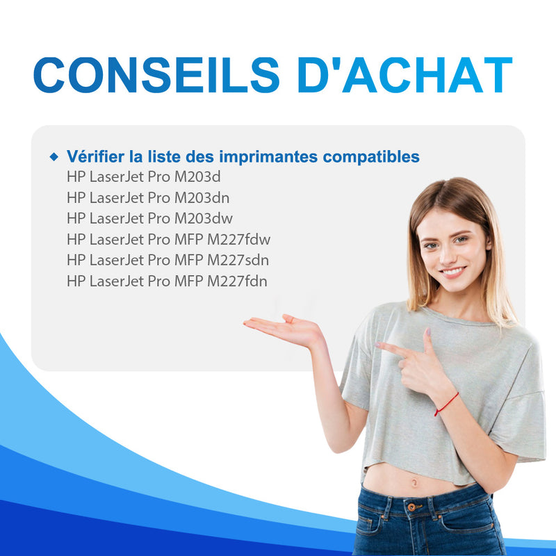 HP 30A CF230A Multipack Toner Noir Compatible