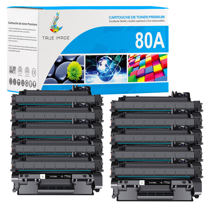 HP 80A CF280A Multipack Toners Noir Compatibles