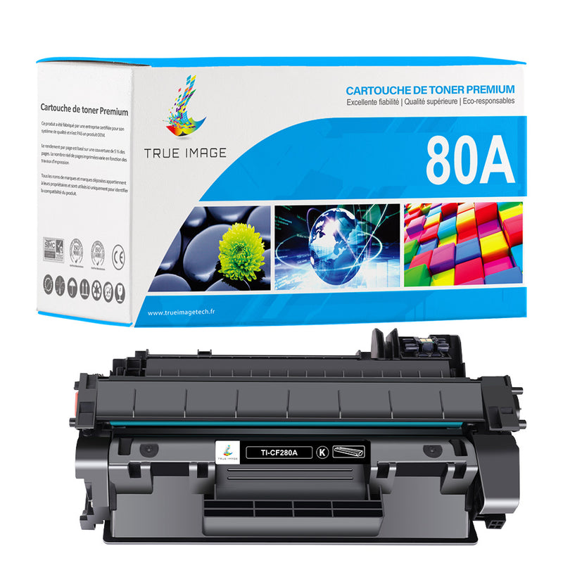 HP 80A CF280A Multipack Toners Noir Compatibles