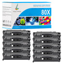 Haute Capacité HP 80X CF280X Multipack Toners Noir Compatibles