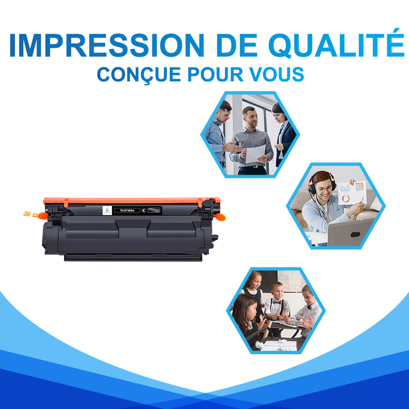 HP 508A Cartouche de Toner Noir Compatible CF360A