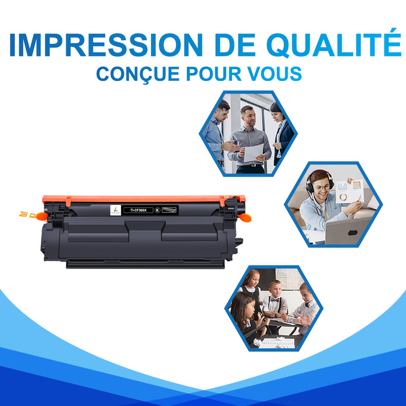 HP 508X Cartouche de Toner Noir Compatible CF360X