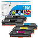 Pack HP 410A Toners Compatibles | CF410/1/2/3A