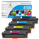 Pack HP 410A Toners Compatibles | CF410/1/2/3A