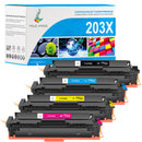 Pack HP 203X Toners Compatibles | CF540/1/2/3X