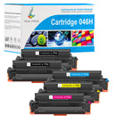 Pack 4 couleurs Canon 046H Toners compatibles | Format XL