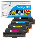 Pack 4 couleurs Canon 046H Toners compatibles | Format XL