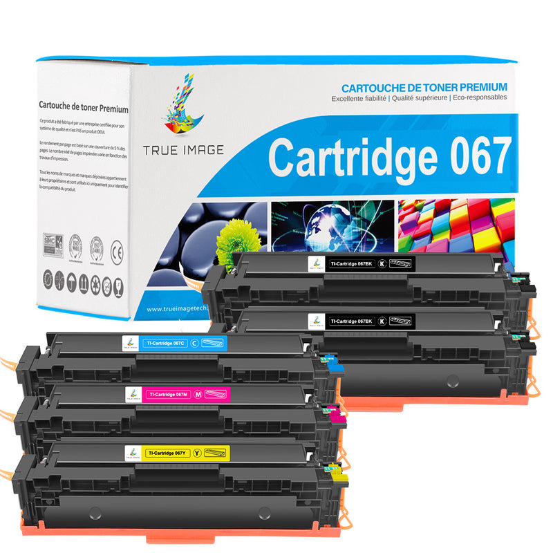 Canon 067 CMYK Pack Toners Compatibles