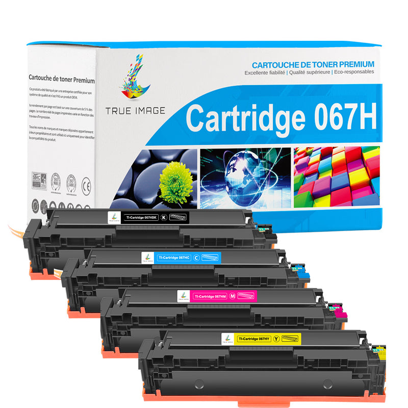 Canon 067H CMYK Pack Toners Compatibles