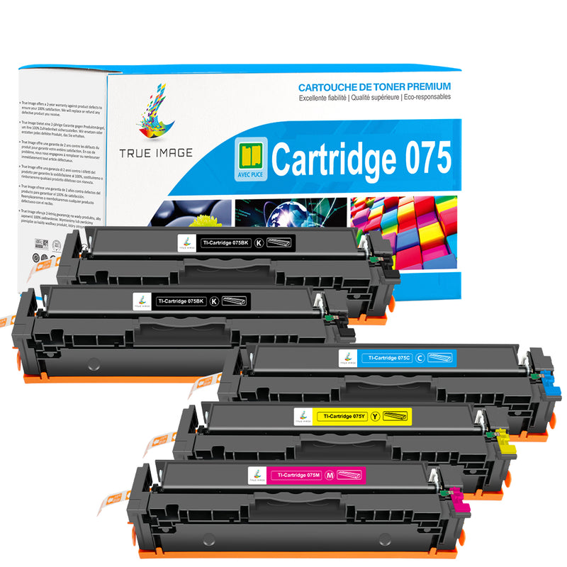 Pack 4 Couleurs Canon 075 Toners Compatibles
