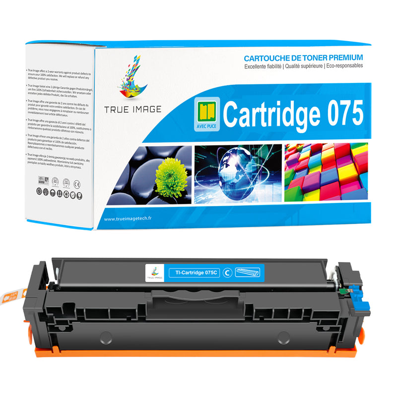 Compatible Canon 075C Toner Cyan 6364C002
