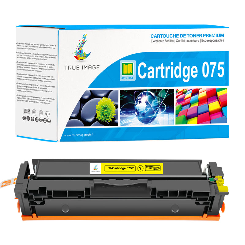 Compatible Canon 075Y Toner Jaune 6362C002