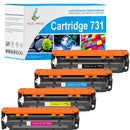Pack 4 couleurs Canon 731 731H Toners Compatibles