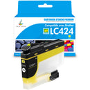 Brother LC424 Jaune Cartouche d'encre compatible