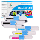 Pack OKI 44973536/5/4/3 CMYK Toners Compatibles | OKI C301DN C321DN MC332DN MC342