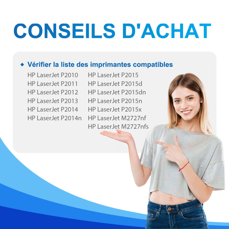 HP 53A Q7553A Toner Noir Compatible