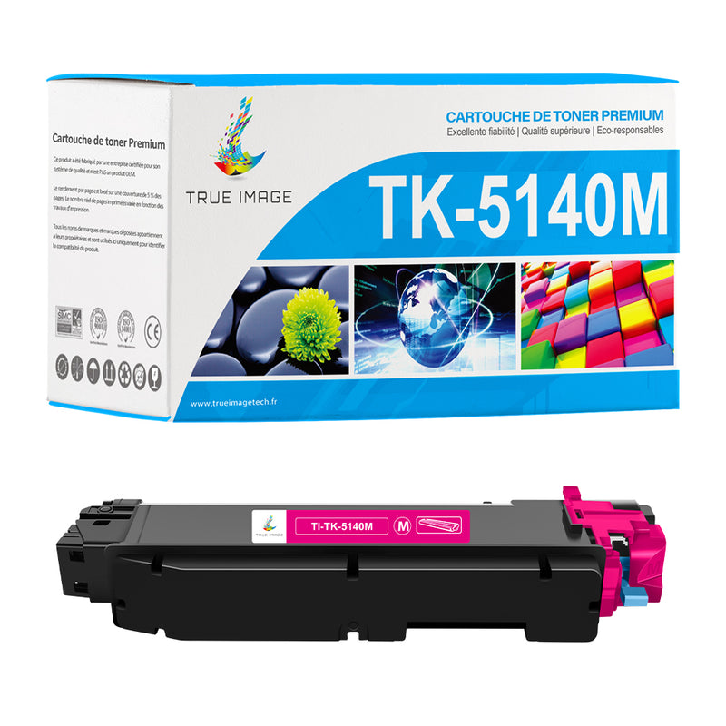 Toner Magenta Kyocera TK-5140M Compatible.