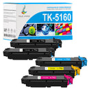 Pack 4 Couleurs Kyocera TK-5160CMYK Toners Compatibles