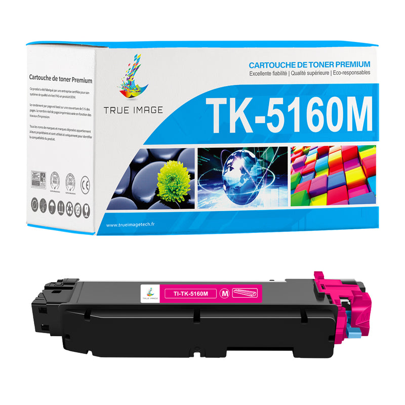 Toner Magenta Kyocera TK-5160M Compatible.