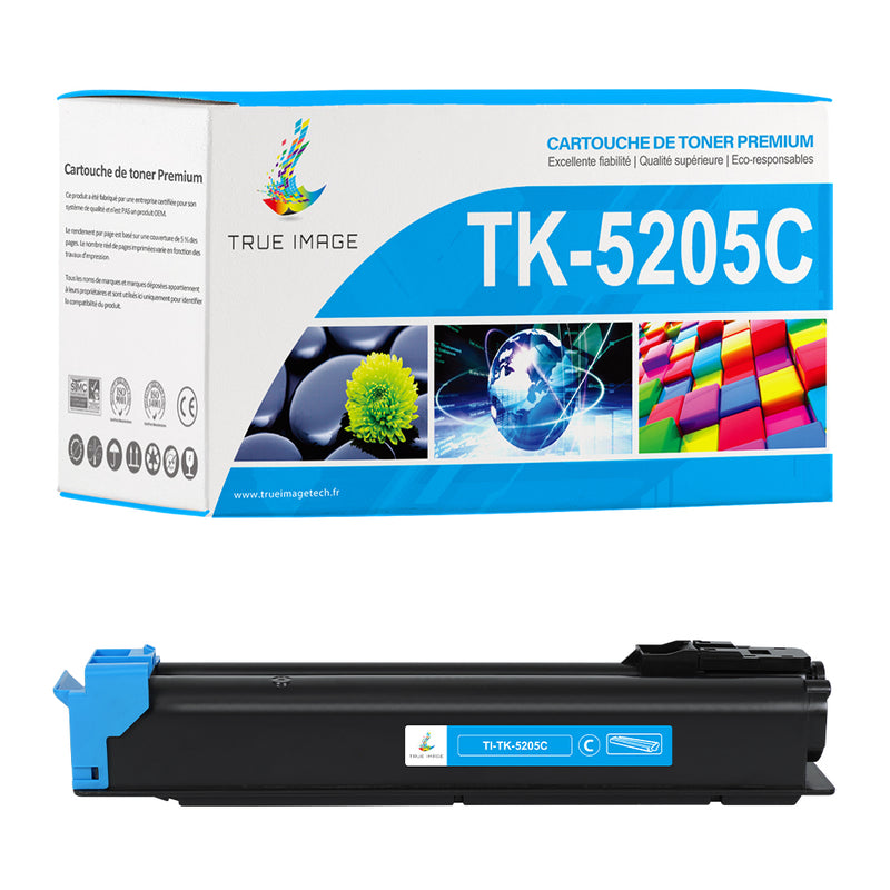 Toner Cyan Kyocera TK-5205C Compatible
