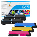 Pack 4 Couleurs Kyocera TK-570CMYK Toners Compatibles